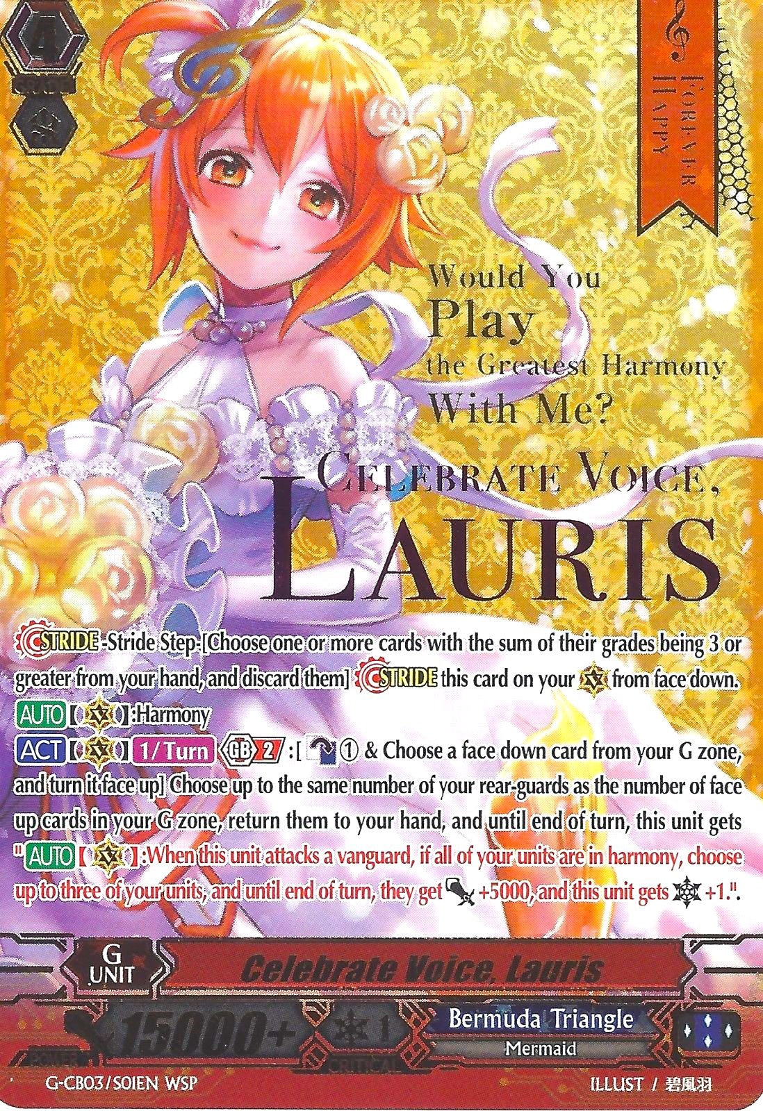Celebrate Voice, Lauris (Wedding) (G-CB03/S01EN) [Blessing of Divas] | Total Play