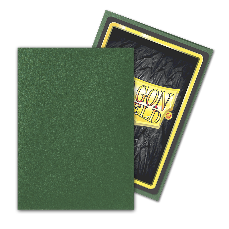 Dragon Shield: Standard 100ct Sleeves - Forest Green (Matte) | Total Play