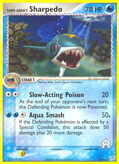 Team Aqua's Sharpedo (18/95) [EX: Team Magma vs Team Aqua] | Total Play