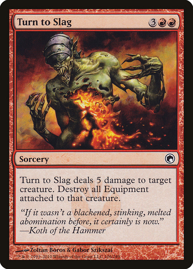 Turn to Slag [Scars of Mirrodin] | Total Play