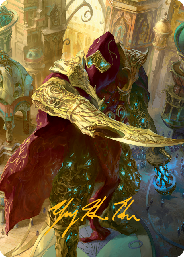 Baral, Chief of Compliance Art Card (Gold-Stamped Signature) [March of the Machine Art Series] | Total Play