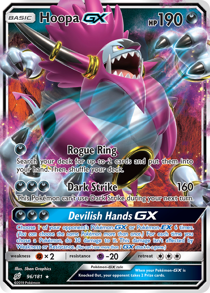 Hoopa GX (96/181) [Sun & Moon: Team Up] | Total Play