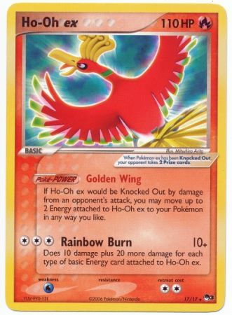 Ho-Oh ex (17/17) (Non-Holo) [POP Series 3] | Total Play