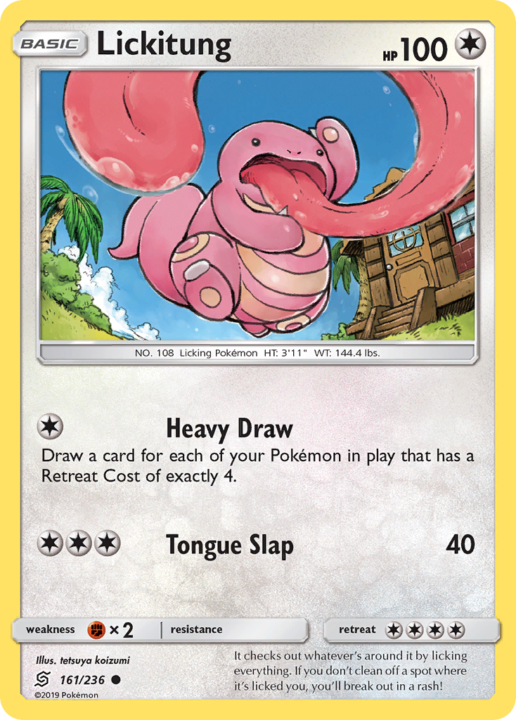 Lickitung (161/236) [Sun & Moon: Unified Minds] | Total Play