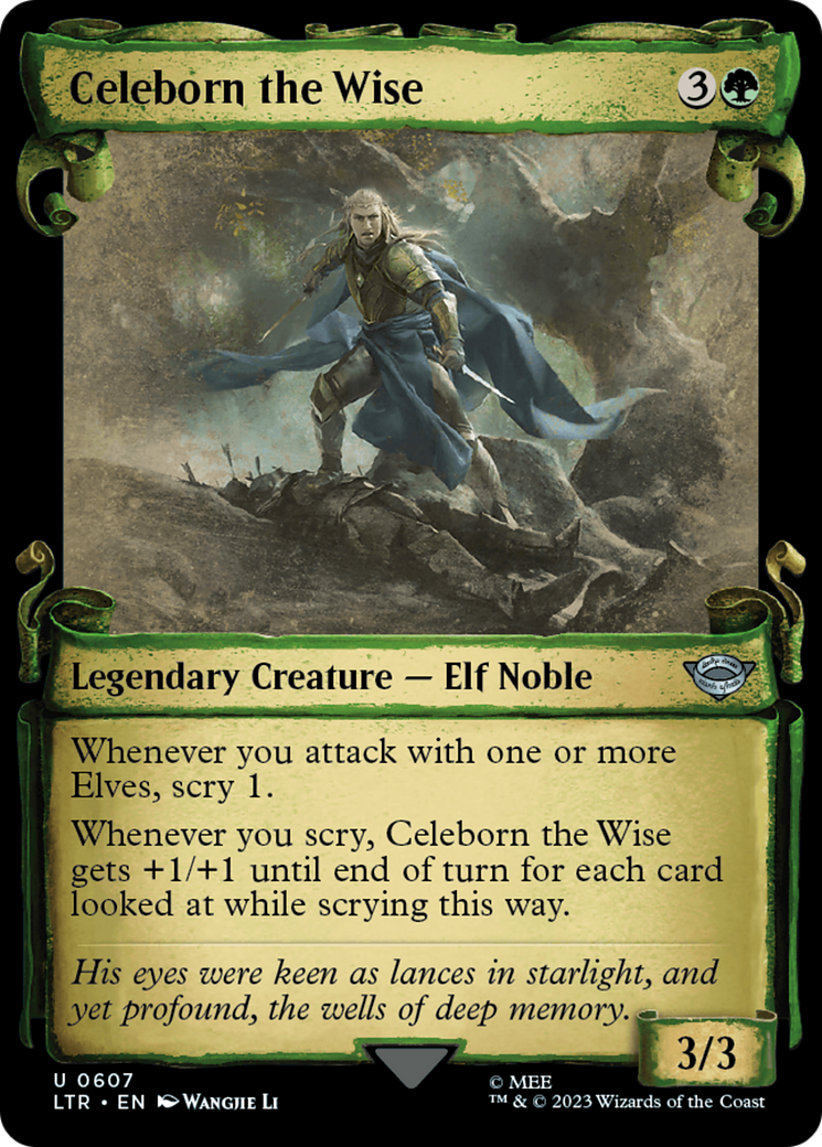 Celeborn the Wise [The Lord of the Rings: Tales of Middle-Earth Showcase Scrolls] | Total Play