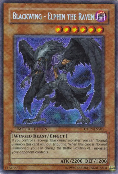 Blackwing - Elphin the Raven [CT06-ENS01] Secret Rare | Total Play