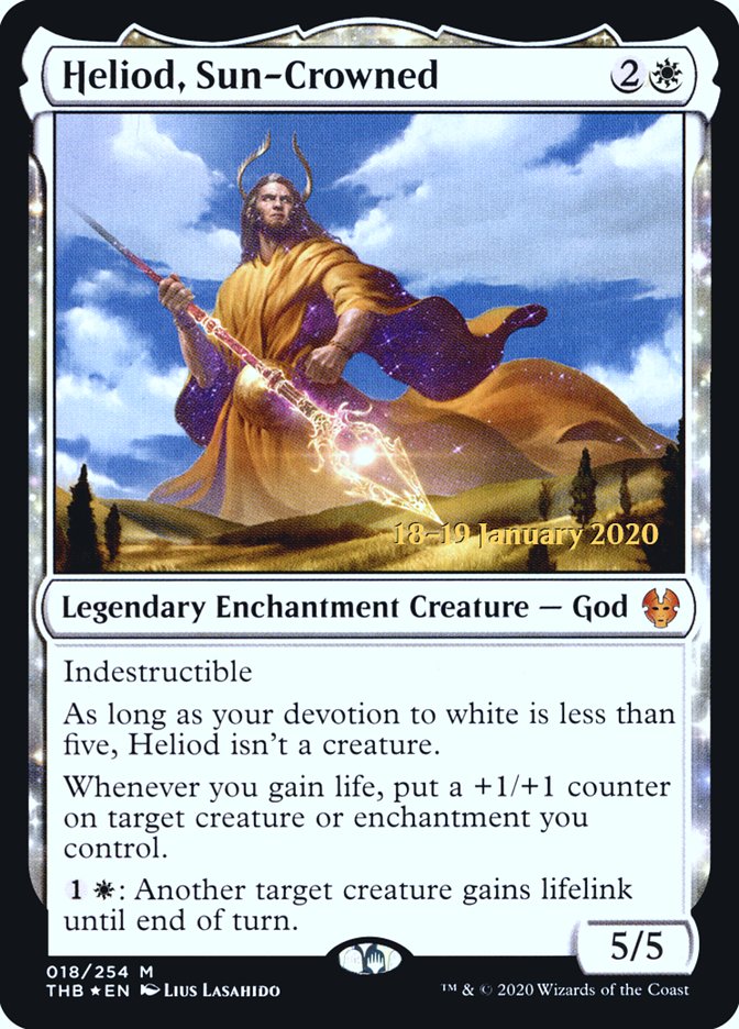 Heliod, Sun-Crowned [Theros Beyond Death Prerelease Promos] | Total Play