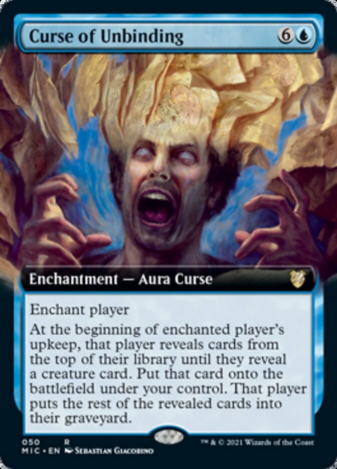 Curse of Unbinding (Extended Art) [Innistrad: Midnight Hunt Commander] | Total Play