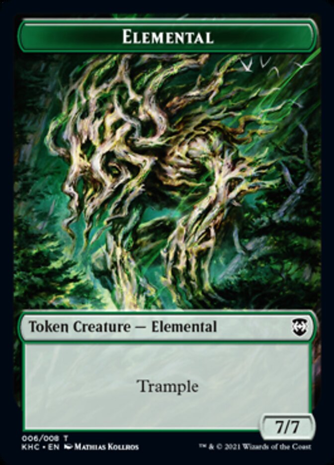 Elemental Token [Kaldheim Commander Tokens] | Total Play