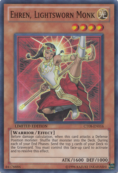 Ehren, Lightsworn Monk [CT08-EN016] Super Rare | Total Play