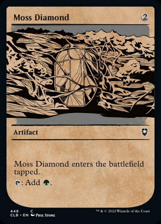 Moss Diamond (Showcase) [Commander Legends: Battle for Baldur's Gate] | Total Play