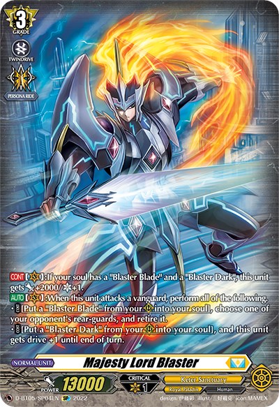 Majesty Lord Blaster (D-BT05/SP04EN) [Triumphant Return of the Brave Heroes] | Total Play