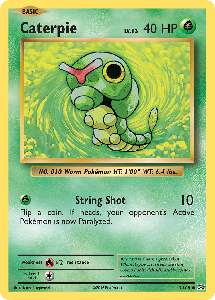 Caterpie (3/108) [XY: Evolutions] | Total Play