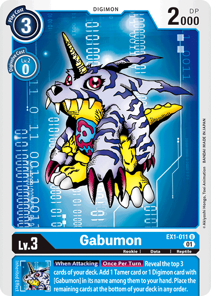 Gabumon [EX1-011] [Classic Collection] | Total Play