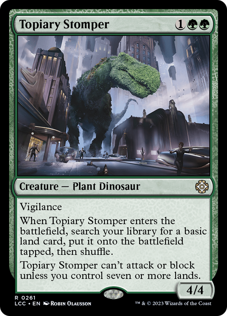 Topiary Stomper [The Lost Caverns of Ixalan Commander] | Total Play