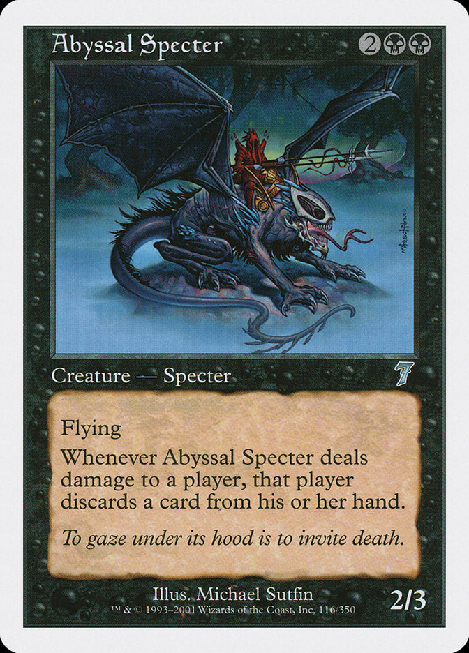 Abyssal Specter [Seventh Edition] | Total Play