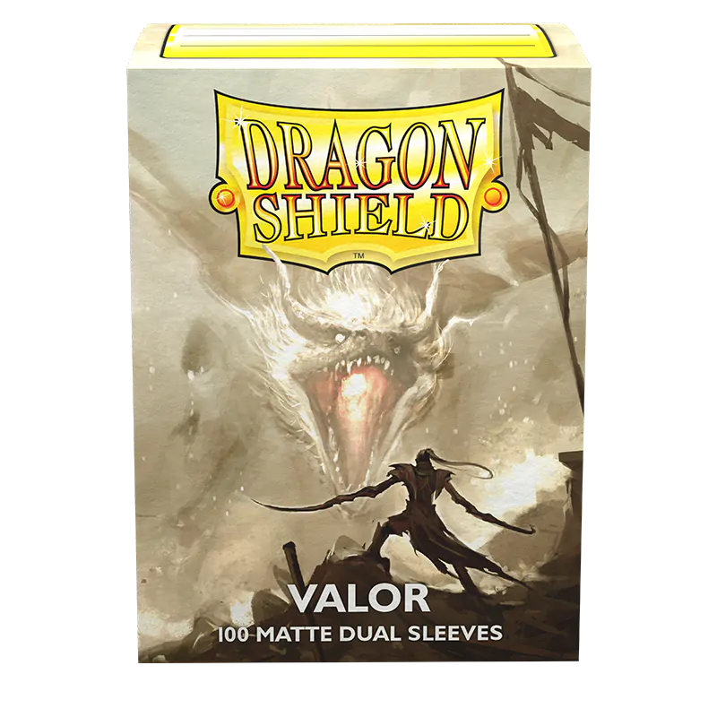 Dragon Shield: Standard 100ct Sleeves - Valor (Dual Matte) | Total Play
