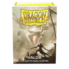 Dragon Shield: Standard 100ct Sleeves - Valor (Dual Matte) | Total Play