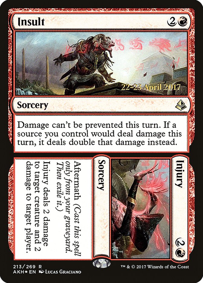 Insult // Injury [Amonkhet Prerelease Promos] | Total Play