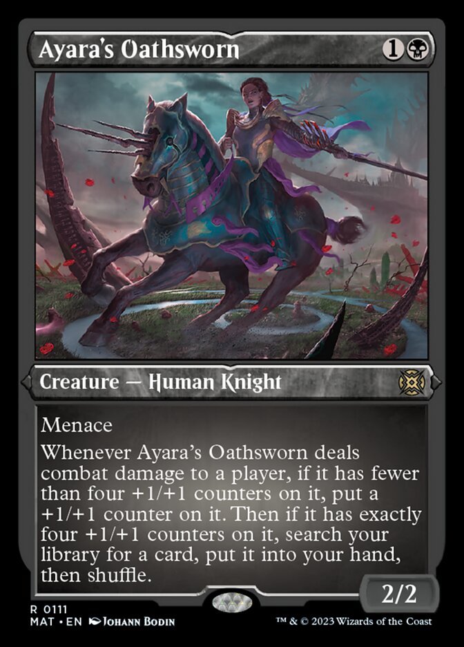 Ayara's Oathsworn (Foil Etched) [March of the Machine: The Aftermath] | Total Play