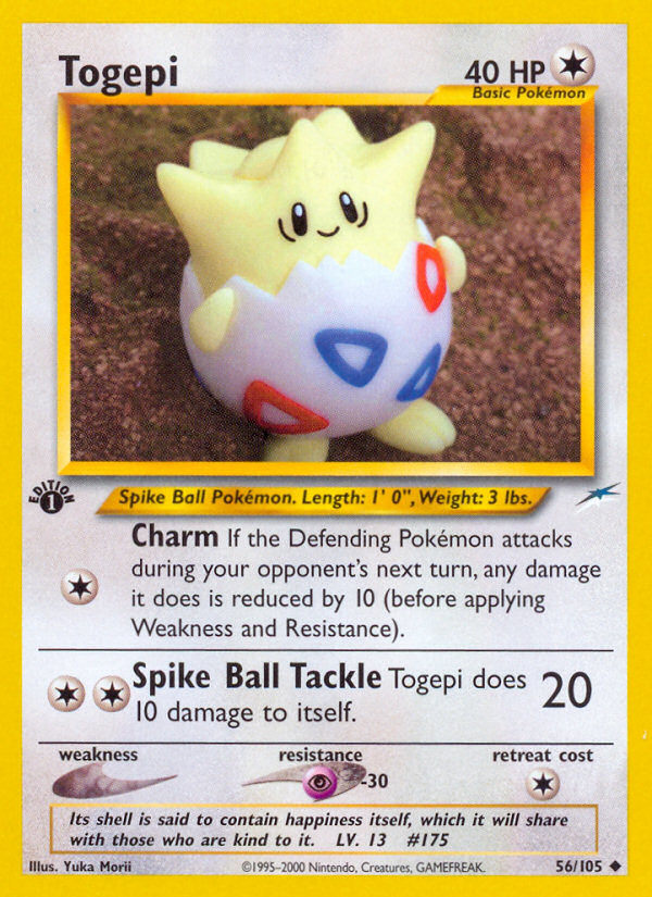 Togepi (56/105) [Neo Destiny 1st Edition] | Total Play