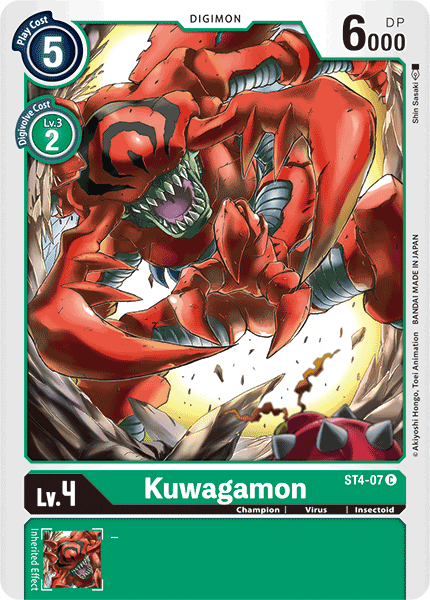 Kuwagamon [ST4-07] [Starter Deck: Giga Green] | Total Play
