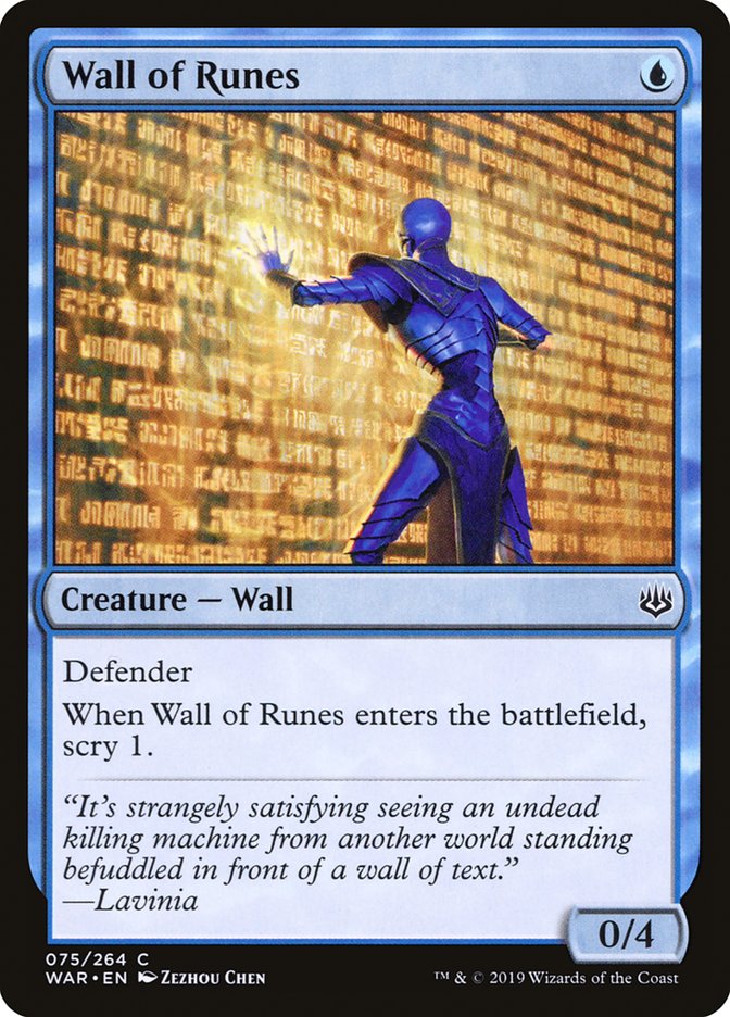 Wall of Runes [War of the Spark] | Total Play