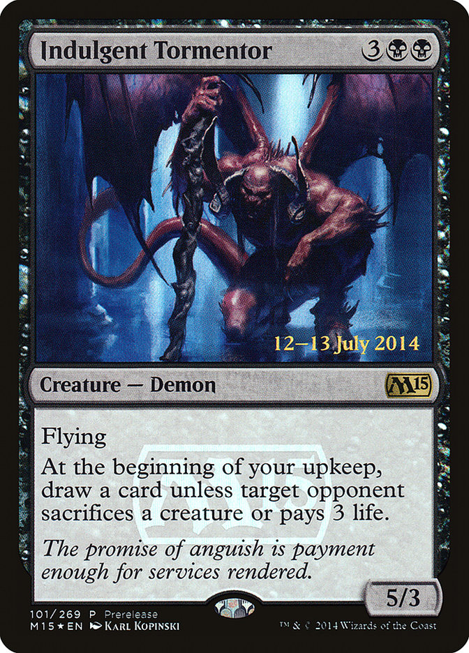 Indulgent Tormentor [Magic 2015 Prerelease Promos] | Total Play