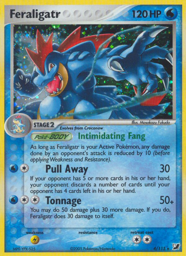 Feraligatr (4/115) [EX: Unseen Forces] | Total Play