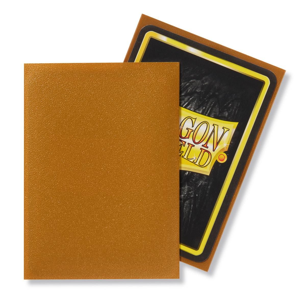 Dragon Shield: Standard 100ct Sleeves - Gold (Matte) | Total Play