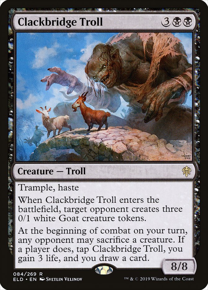 Clackbridge Troll [Throne of Eldraine] | Total Play