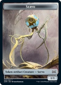 Servo // Soldier Double-Sided Token [Double Masters Tokens] | Total Play