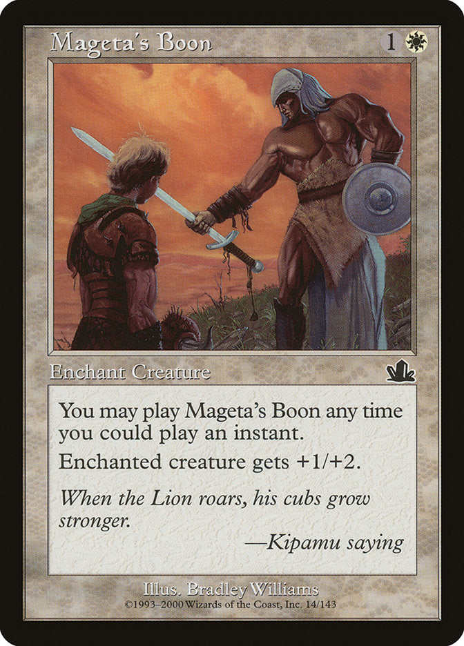 Mageta's Boon [Prophecy] | Total Play
