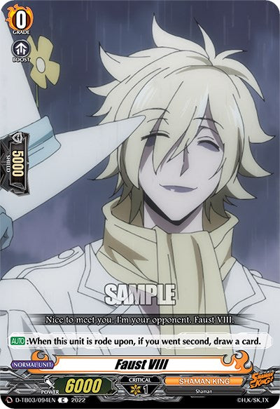 Faust VIII (D-TB03/094EN) [Shaman King] | Total Play