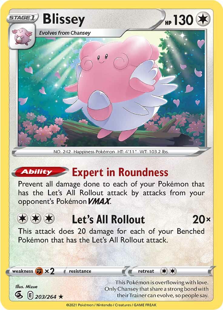 Blissey (203/264) [Sword & Shield: Fusion Strike] | Total Play