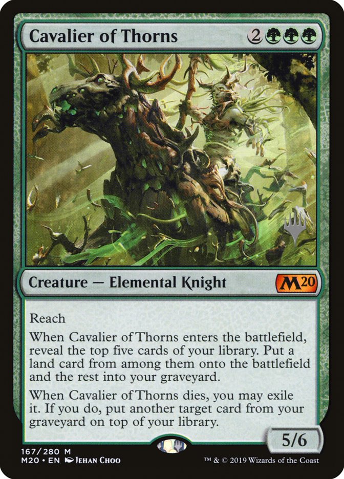 Cavalier of Thorns (Promo Pack) [Core Set 2020 Promos] | Total Play