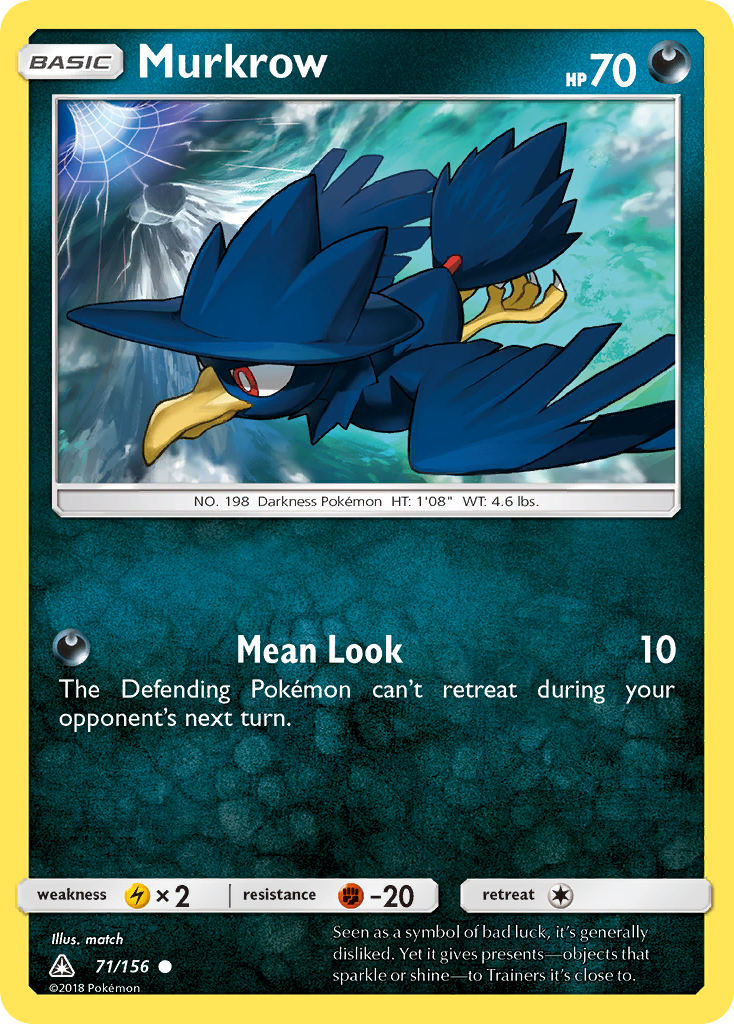 Murkrow (71/156) [Sun & Moon: Ultra Prism] | Total Play