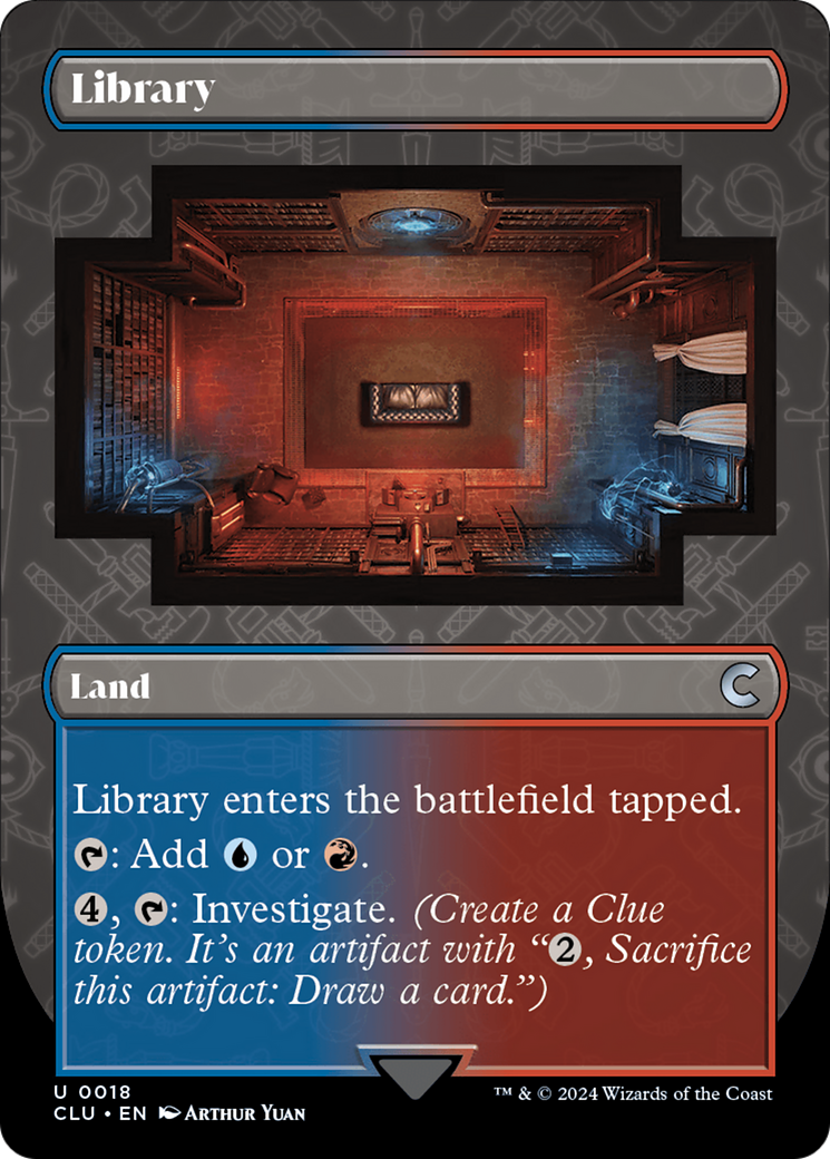 Library (Borderless) [Ravnica: Clue Edition] | Total Play
