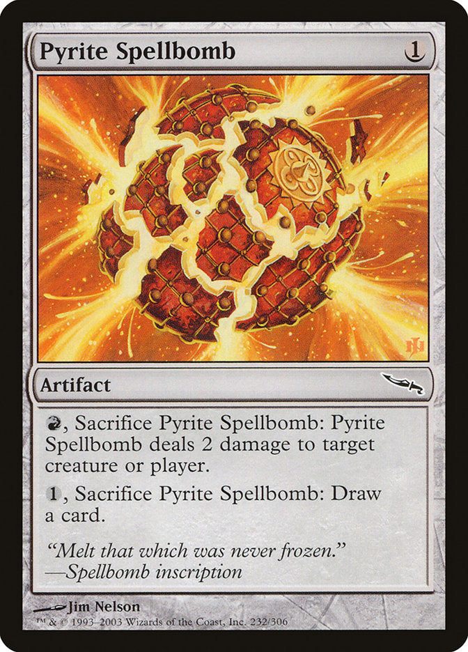 Pyrite Spellbomb [Mirrodin] | Total Play