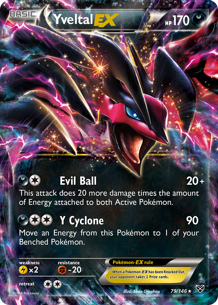 Yveltal EX (79/146) [XY: Base Set] | Total Play