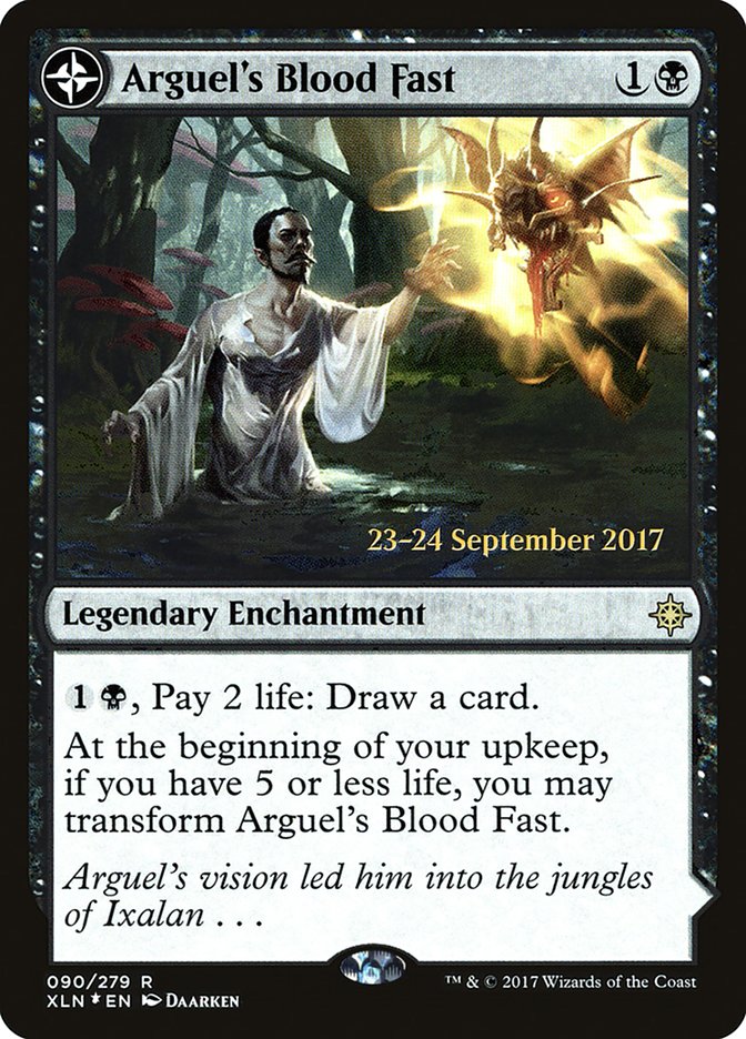 Arguel's Blood Fast // Temple of Aclazotz [Ixalan Prerelease Promos] | Total Play
