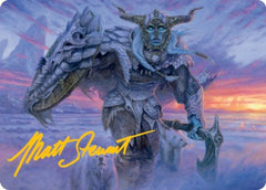 Frost Giant Art Card (Gold-Stamped Signature) [Dungeons & Dragons: Adventures in the Forgotten Realms Art Series] | Total Play
