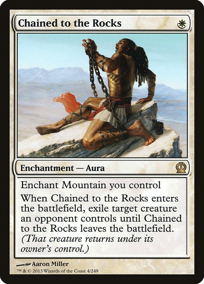 Chained to the Rocks [Theros] | Total Play