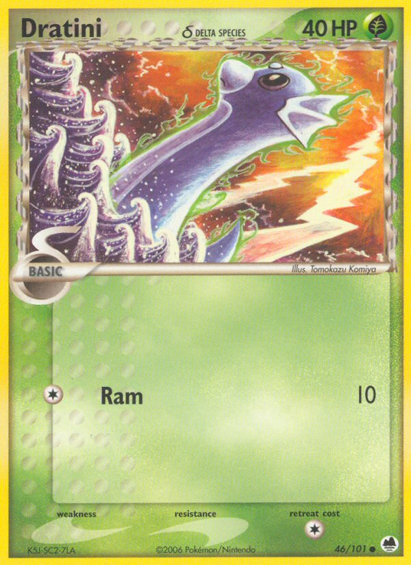 Dratini (46/101) (Delta Species) [EX: Dragon Frontiers] | Total Play