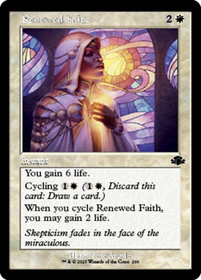 Renewed Faith (Retro) [Dominaria Remastered] | Total Play