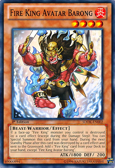 Fire King Avatar Barong [SDOK-EN002] Common | Total Play