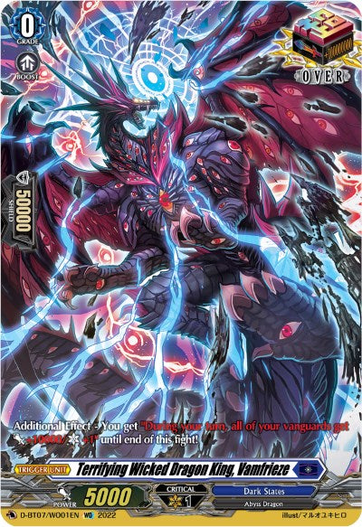 Terrifying Wicked Dragon King, Vamfrieze (D-BT07/WO01EN) [Raging Flames Against Emerald Storm] | Total Play