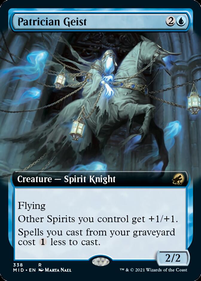 Patrician Geist (Extended Art) [Innistrad: Midnight Hunt] | Total Play