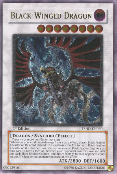 Black-Winged Dragon [TSHD-EN040] Ultimate Rare | Total Play