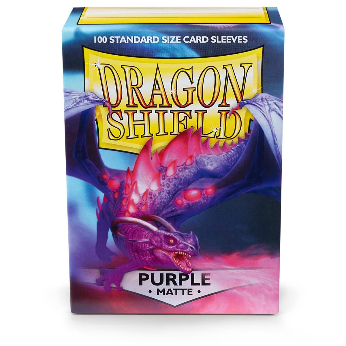 Dragon Shield: Standard 100ct Sleeves - Purple (Matte) | Total Play